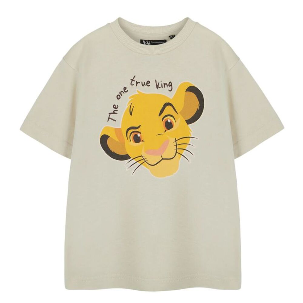 The Lion King Childrens/Kids The One True King T-Shirt / Oatmeal